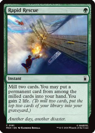 Rapid Rescue (MSH-181)  Foil - Marvel Super Heroes