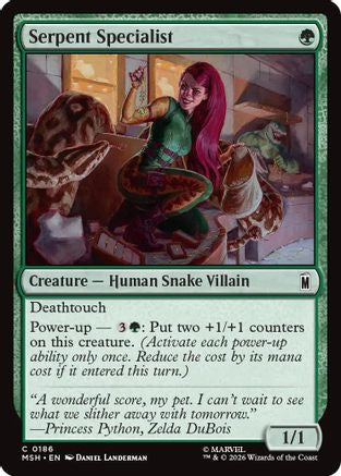 Serpent Specialist (MSH-186)  Foil - Marvel Super Heroes