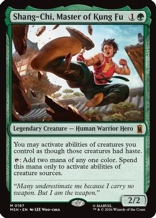 Shang-Chi, Master of Kung Fu (MSH-187)  - Marvel Super Heroes