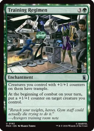 Training Regimen (MSH-192)  Foil - Marvel Super Heroes