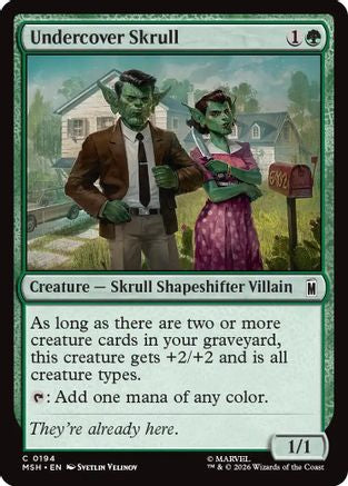Undercover Skull (MSH-194)  - Marvel Super Heroes