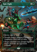 Epic Fight (Borderless) (MSH-351)  Foil - Marvel Super Heroes