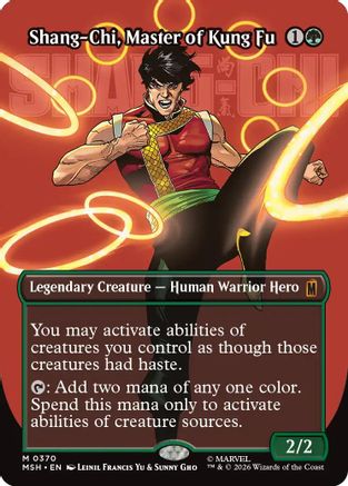 Shang-Chi, Master of Kung Fu (Borderless) (0370) (MSH-370)  - Marvel Super Heroes
