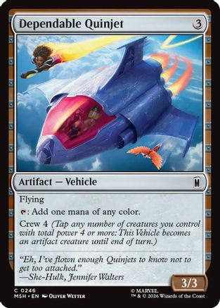 Dependable Quinjet (MSH-246)  - Marvel Super Heroes