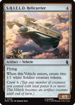 S.H.I.E.L.D. Helicarrier (MSH-249)  Foil - Marvel Super Heroes