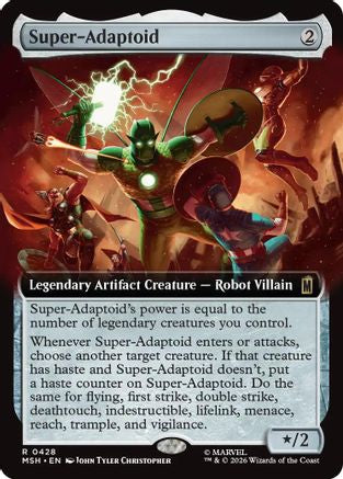 Super-Adaptoid (Extended Art) (MSH-428)  Foil - Marvel Super Heroes