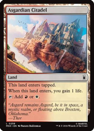 Asgardian Citadel (MSH-258)  - Marvel Super Heroes