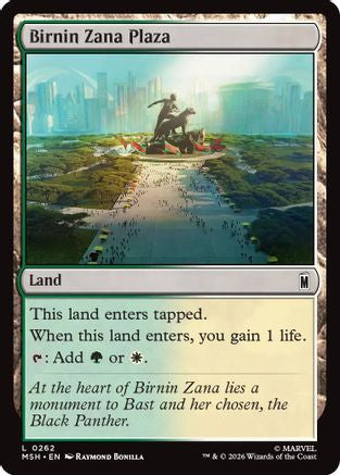 Birnin Zana Plaza (MSH-262)  - Marvel Super Heroes