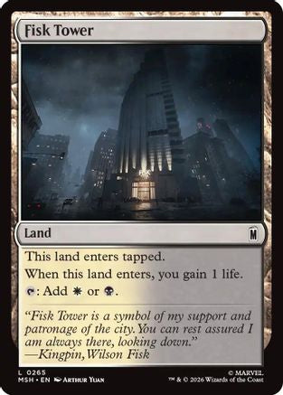 Fisk Tower (MSH-265)  Foil - Marvel Super Heroes