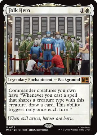 Folk Hero (MSC-132)  - Commander: Marvel Super Heroes