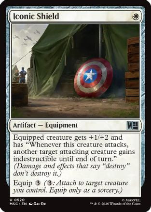 Iconic Shield (MSC-520)  - Commander: Marvel Super Heroes
