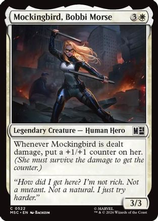 Mockingbird, Bobbi Morse (0522) (MSC-522)  - Commander: Marvel Super Heroes