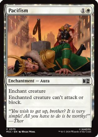 Pacifism (MSC-575)  - Commander: Marvel Super Heroes