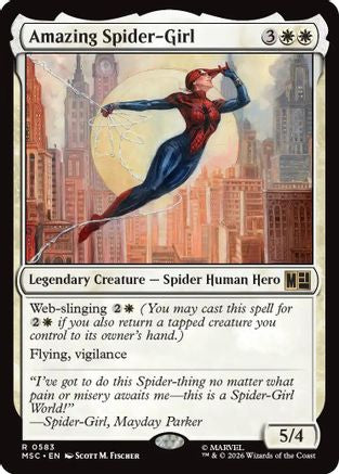 Amazing Spider-Girl (MSC-583)  Foil - Commander: Marvel Super Heroes