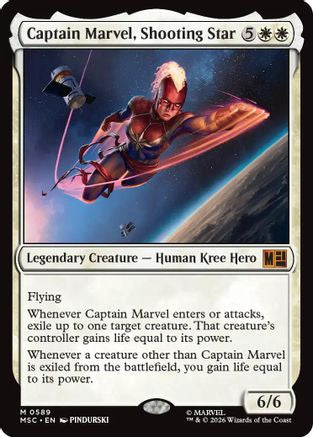 Captain Marvel, Shooting Star (MSC-589)  - Commander: Marvel Super Heroes