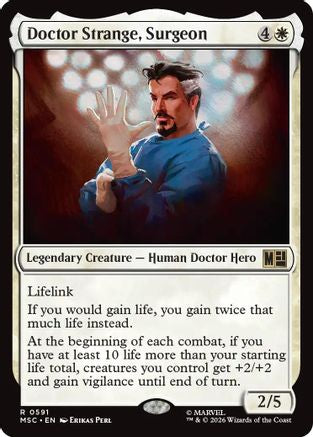 Doctor Strange, Surgeon (MSC-591)  - Commander: Marvel Super Heroes