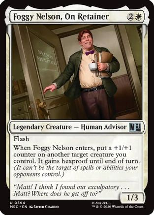 Foggy Nelson, On Retainer (MSC-594)  - Commander: Marvel Super Heroes