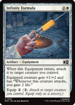 Infinity Formula (MSC-601)  Foil - Commander: Marvel Super Heroes