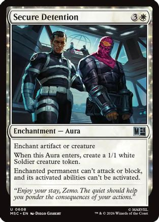 Secure Detention (MSC-608)  - Commander: Marvel Super Heroes