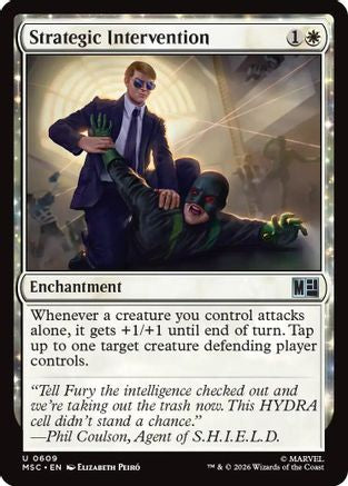 Strategic Intervention (MSC-609)  Foil - Commander: Marvel Super Heroes