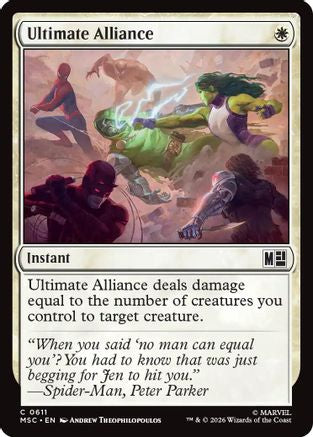 Ultimate Alliance (MSC-611)  - Commander: Marvel Super Heroes