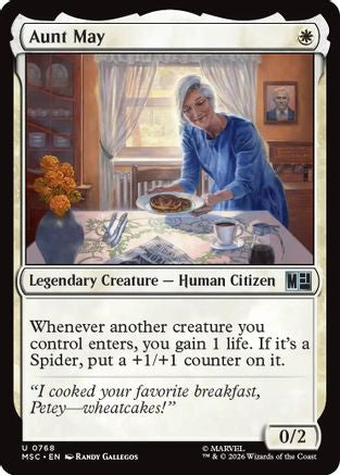 Aunt May (MSC-768)  Foil - Commander: Marvel Super Heroes