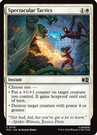 Spectacular Tactics (MSC-775)  - Commander: Marvel Super Heroes