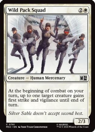 Wild Pack Squad (MSC-781)  Foil - Commander: Marvel Super Heroes