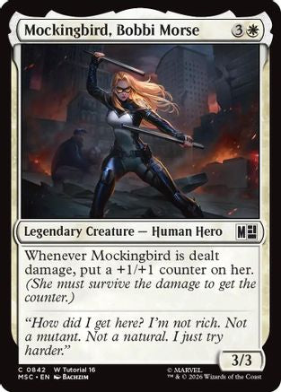 Mockingbird, Bobbi Morse (0842) (MSC-842)  - Commander: Marvel Super Heroes