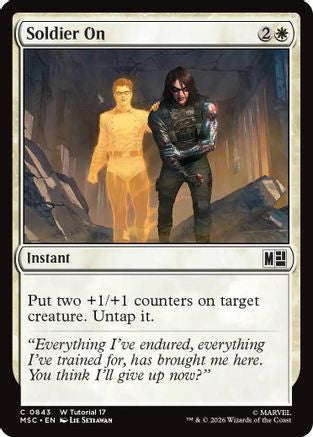 Soldier On (MSC-843)  - Commander: Marvel Super Heroes