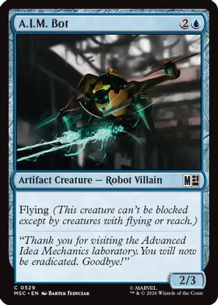 A.I.M. Bot (MSC-529)  Foil - Commander: Marvel Super Heroes