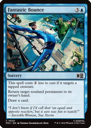 Fantastic Bounce (MSC-620)  Foil - Commander: Marvel Super Heroes