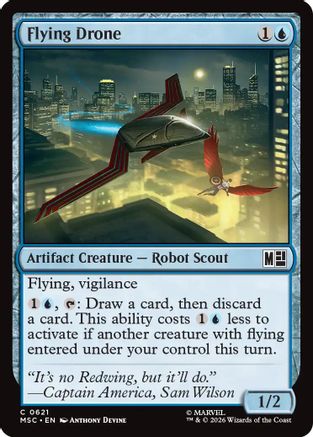Flying Drone (MSC-621)  - Commander: Marvel Super Heroes