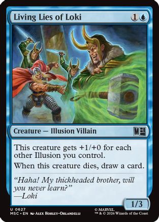 Living Lies of Loki (MSC-627)  - Commander: Marvel Super Heroes