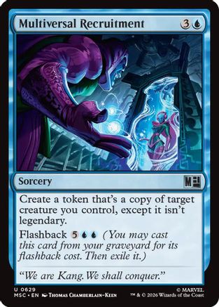 Multiversal Recruitment (MSC-629)  Foil - Commander: Marvel Super Heroes