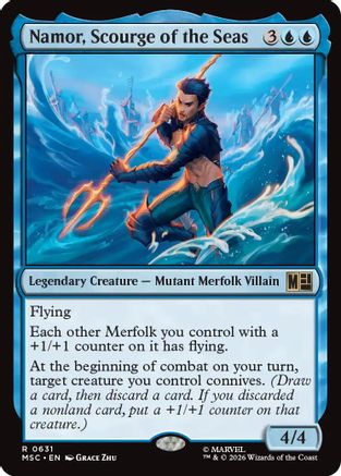 Namor, Scourge of the Seas (MSC-631)  - Commander: Marvel Super Heroes