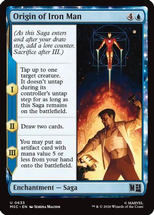 Origin of Iron Man (MSC-633)  Foil - Commander: Marvel Super Heroes
