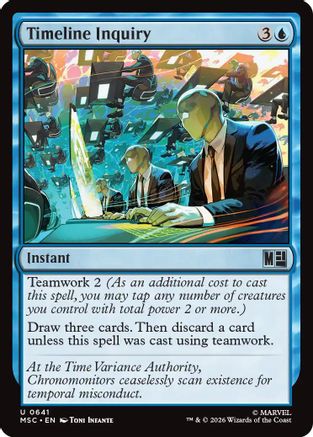 Timeline Inquiry (MSC-641)  Foil - Commander: Marvel Super Heroes