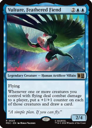 Vulture, Feathered Fiend (MSC-645)  - Commander: Marvel Super Heroes