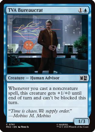 TVA Bureaucrat (MSC-761)  Foil - Commander: Marvel Super Heroes
