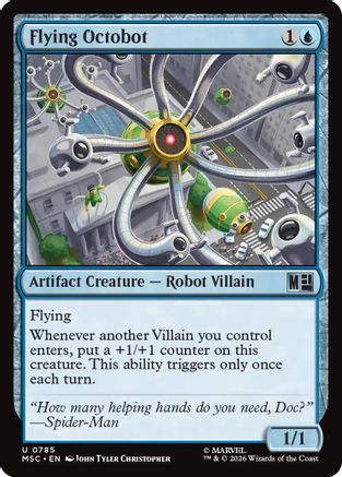 Flying Octobot (MSC-785)  Foil - Commander: Marvel Super Heroes
