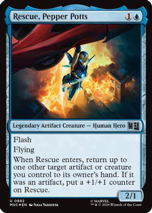 Iron Man, Modern Marvel (MSC-830)  Foil - Commander: Marvel Super Heroes
