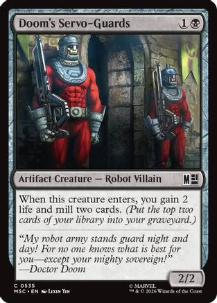 Doom's Servo-Guards (MSC-535)  - Commander: Marvel Super Heroes