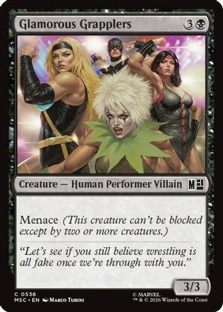 Glamorous Grapplers (MSC-536)  - Commander: Marvel Super Heroes