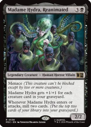 Madame Hydra, Reanimated (MSC-538)  Foil - Commander: Marvel Super Heroes