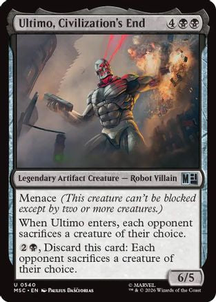 Ultimo, Civilization's End (MSC-540)  Foil - Commander: Marvel Super Heroes
