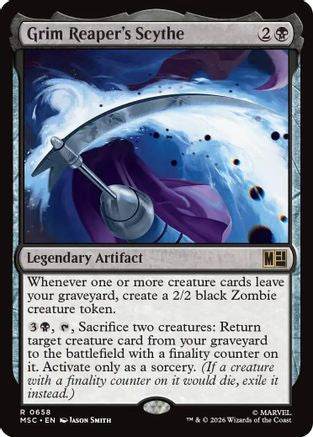 Grim Reaper's Scythe (MSC-658)  - Commander: Marvel Super Heroes