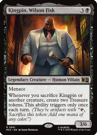 Kingpin, Wilson Fisk (MSC-661)  - Commander: Marvel Super Heroes