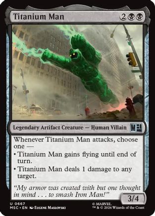 Titanium Man (MSC-667)  Foil - Commander: Marvel Super Heroes