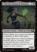 Valentina Allegra de Fontaine (MSC-671)  Foil - Commander: Marvel Super Heroes